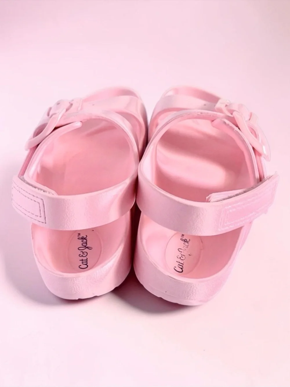 Cat & Jack Toddler Girls Sandals Bubblegum Pink Comfort Size 11 EUC